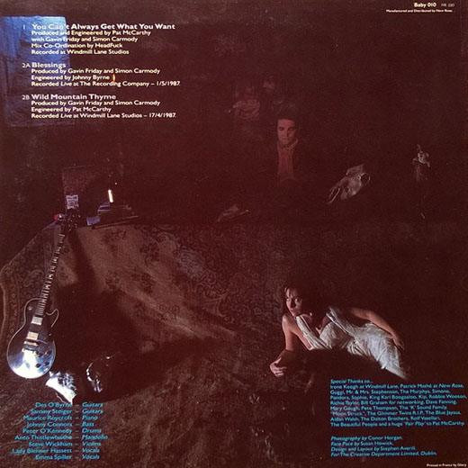 Gavin Friday & Simon Carmody – You Can’t Always Get What You Want (1987, single)