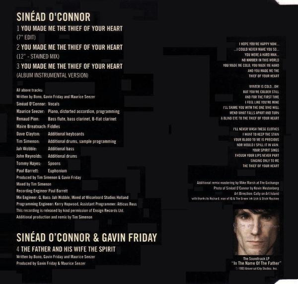 You Made Me the Thief of Your Heart (1994, single)