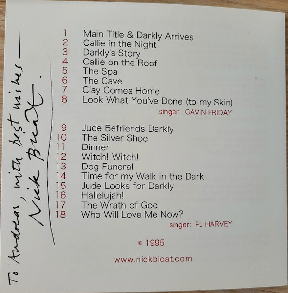 The Passion of Darkly Noon (1995, soundtrack)